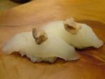 マトウダイの握り肝のせ
