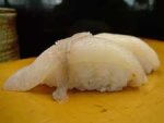 小振りマツカワの握り