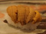 松江市内『大鯛寿司』の十二かん、その十一赤海胆／アカウニ