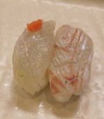 鮃と真河豚／ヒラメ、マフグ