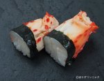 ゆでハナサキガニの握り