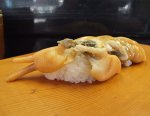 キヌタアゲマキゆで握り