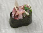 マアジたたき軍艦巻き