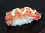 ベニズワイガニのミルフィーユ風握り