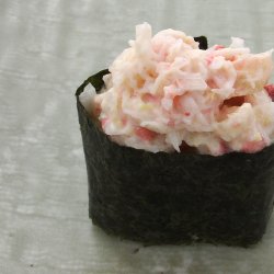 1346貫目]ベニズワイのサラダ軍艦巻き | WEB寿司図鑑