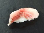 ウミヒゴイの皮霜造り握り