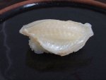 カワハギのあぶり握り