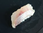 キダイの皮霜造り握り