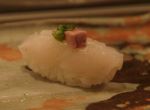 松江市内『大鯛寿司』の十二かん、その四団扇剥／ウスバハギ