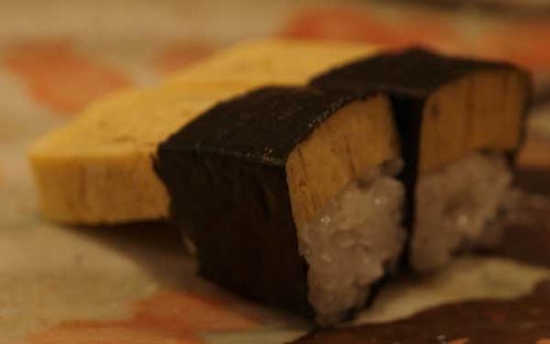 松江市内『大鯛寿司』の十二かん、その十二だし巻き玉子