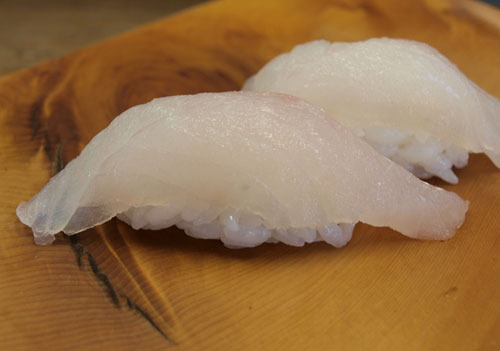 髭鱈の昆布締め／ヨロイイタチウオ